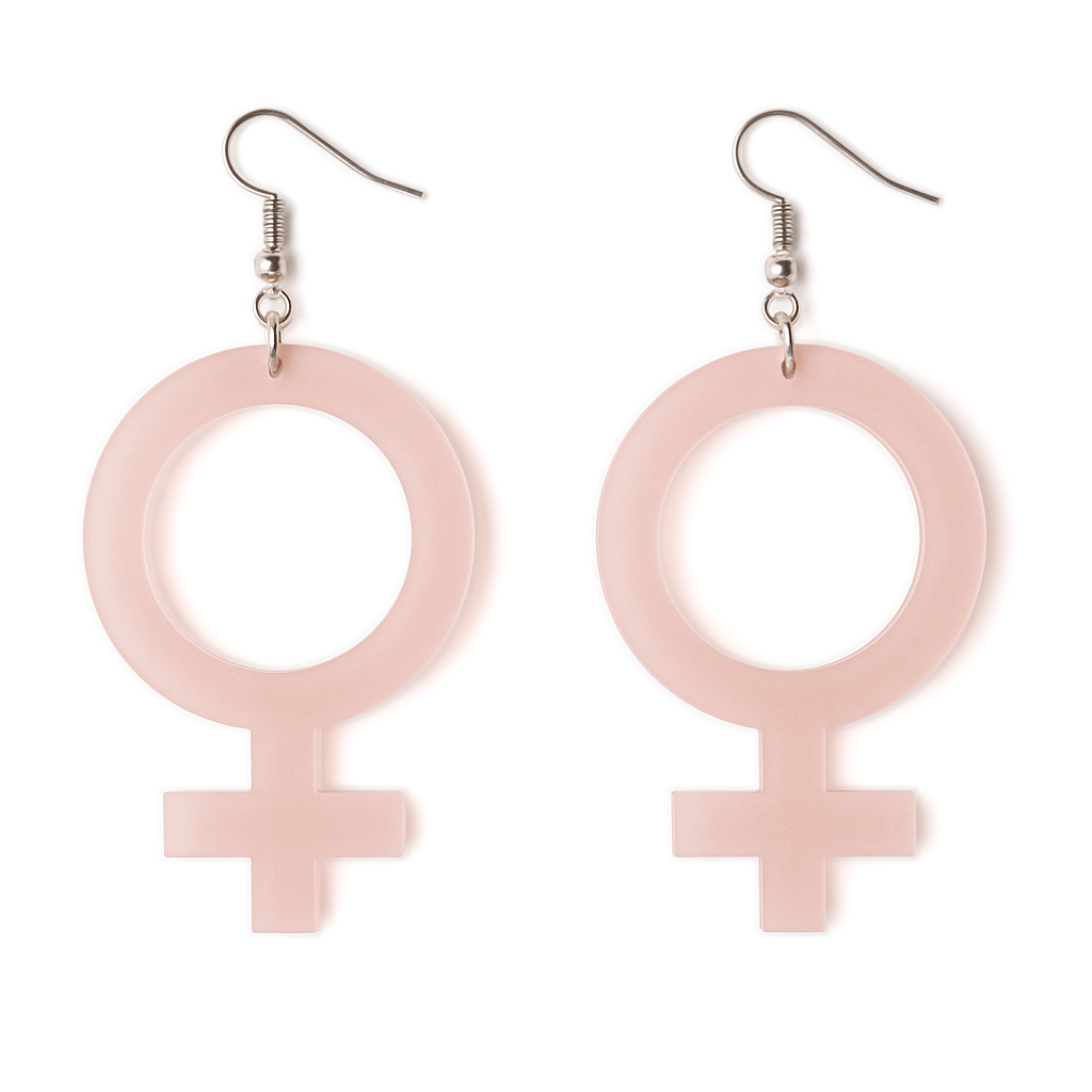 Pendientes Ella (símbolo de Venus)