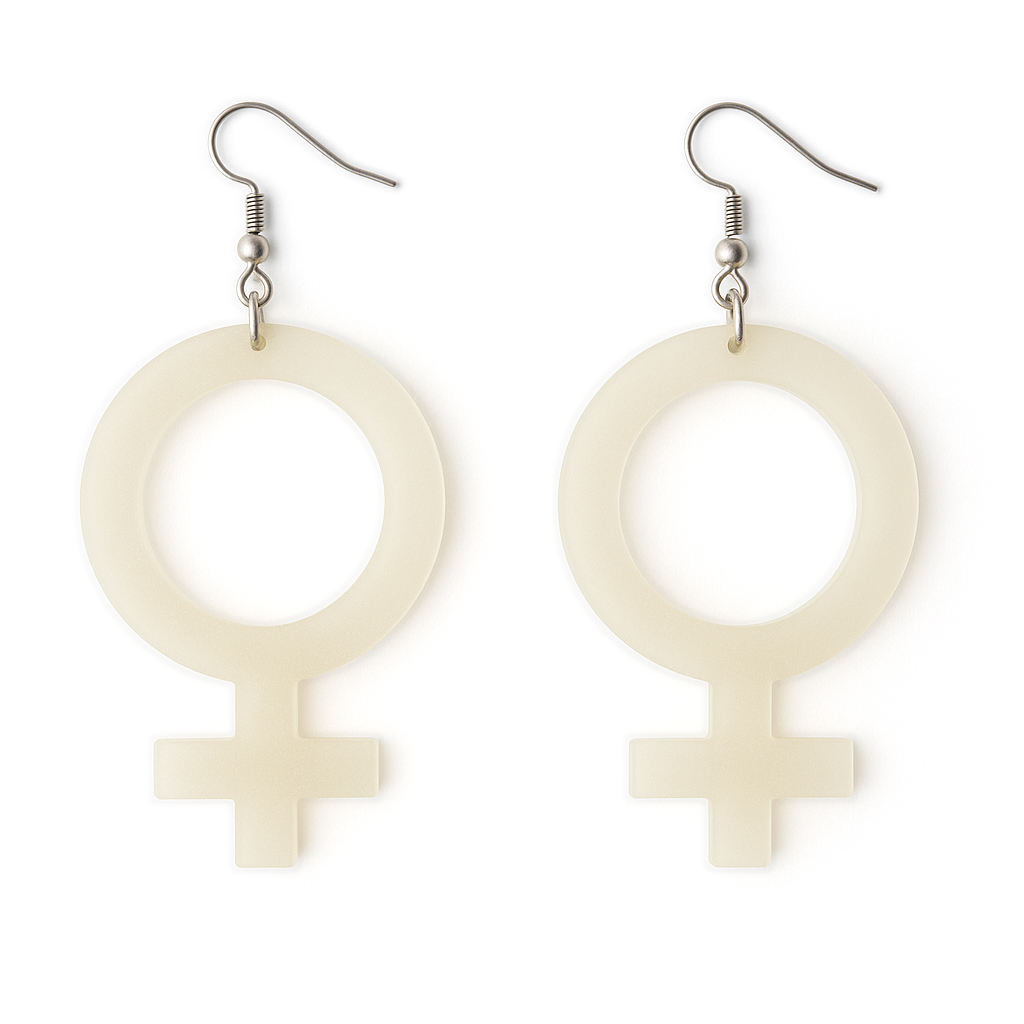 Pendientes Ella (símbolo de Venus)