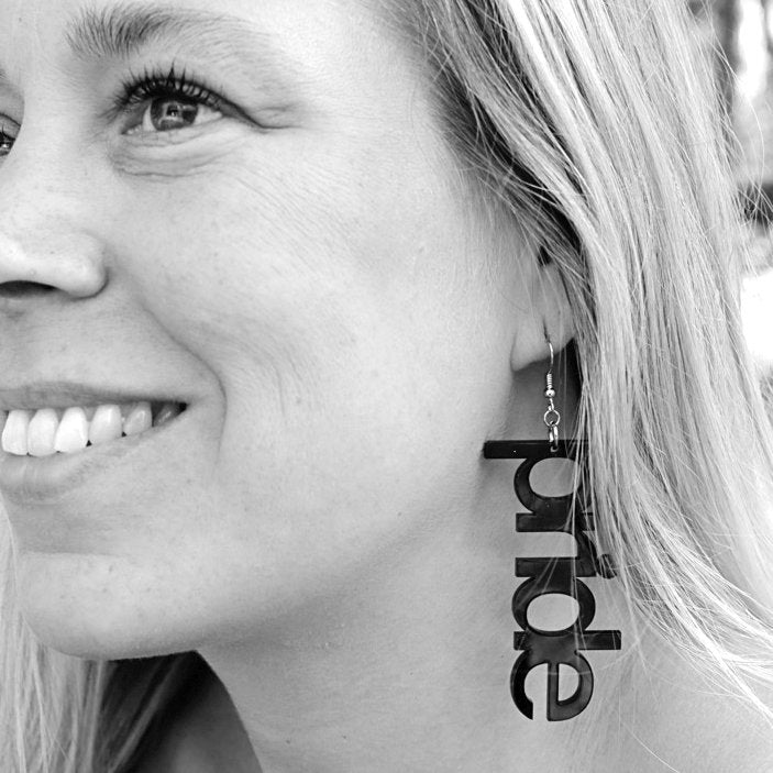 Örhängen Pride - Svart