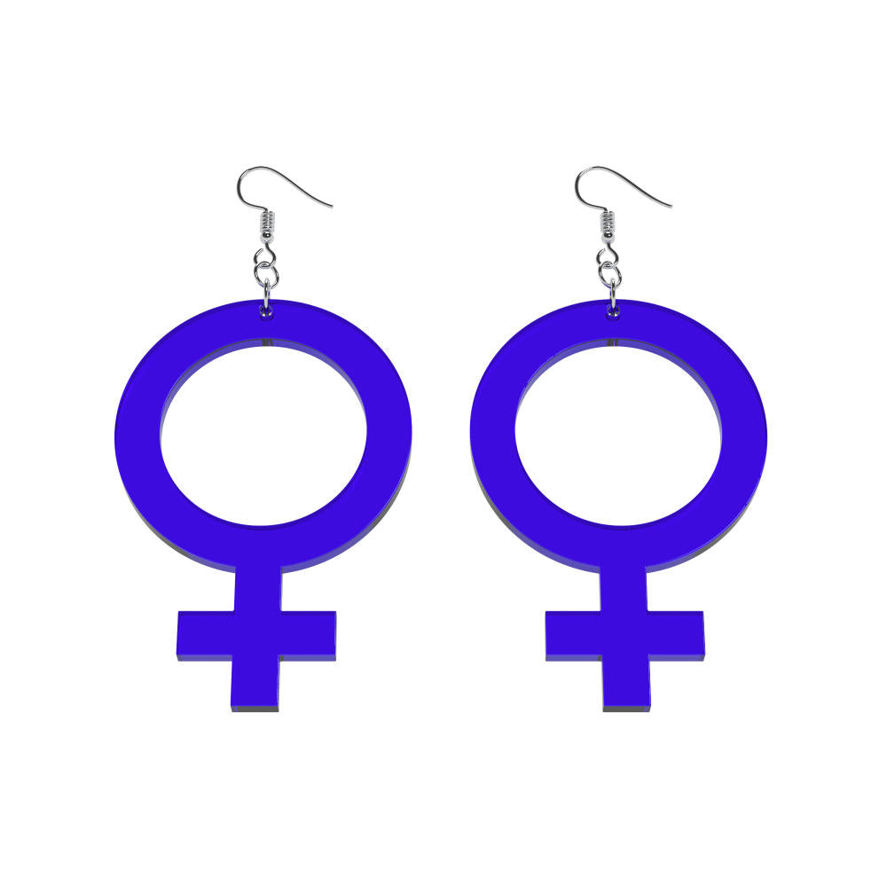 Earrings She (Woman Symbol)