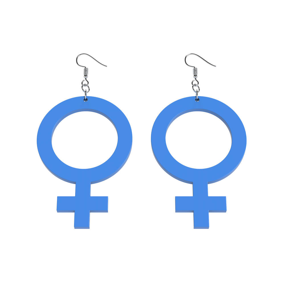 Earrings She (Woman Symbol)