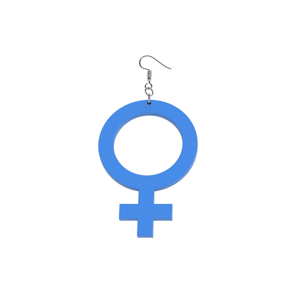 Earrings She (Woman Symbol)