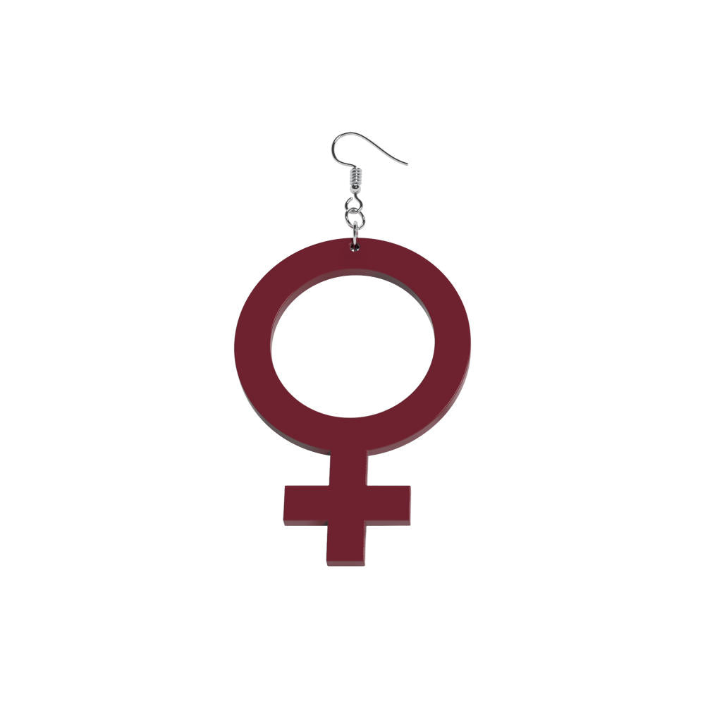 Earrings She (Woman Symbol)