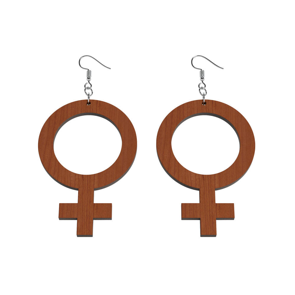 Earrings She (Woman Symbol)