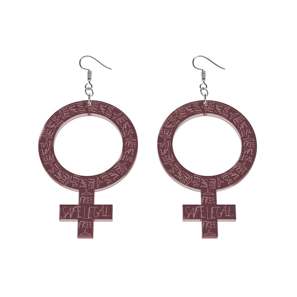 Earrings She (Woman Symbol)
