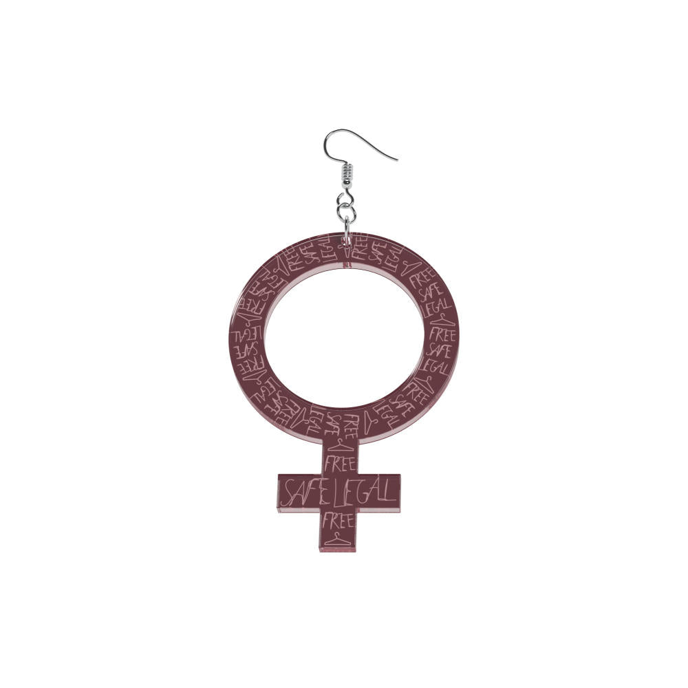 Earrings She (Woman Symbol)