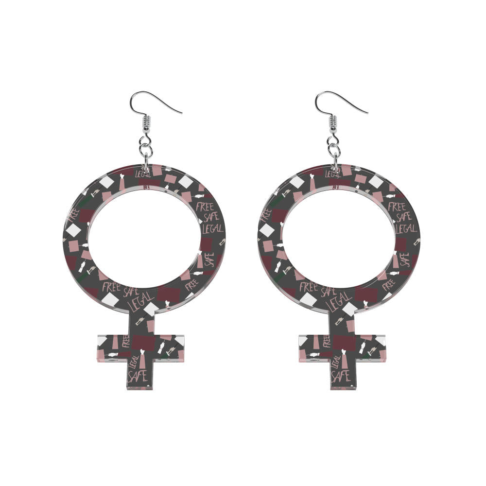 Earrings She (Woman Symbol)