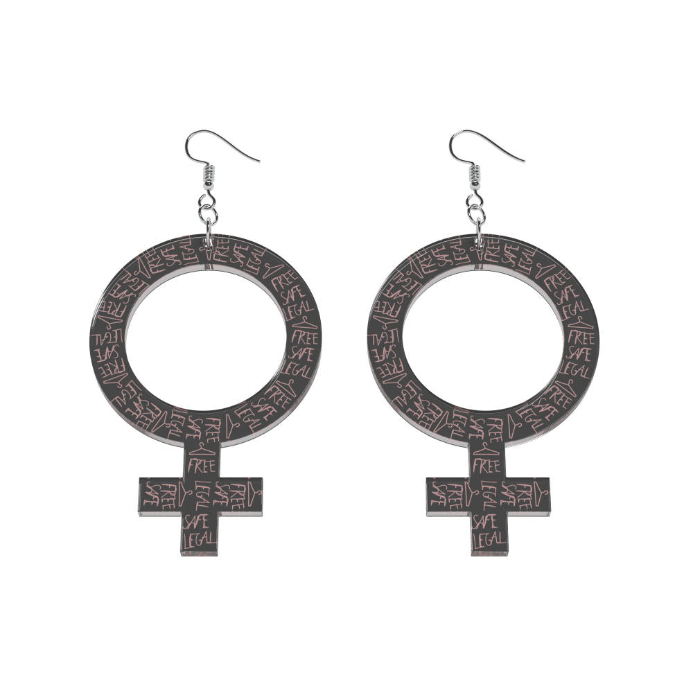 Earrings She (Woman Symbol)