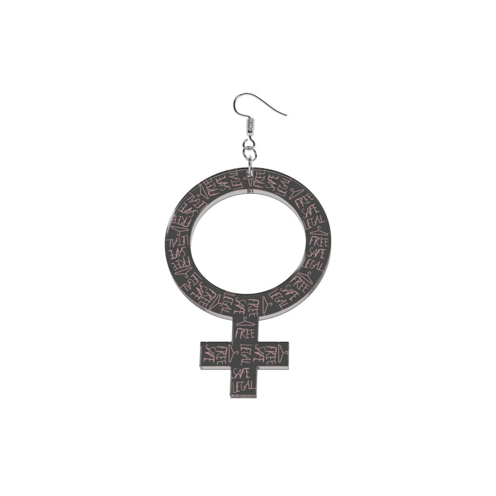 Earrings She (Woman Symbol)