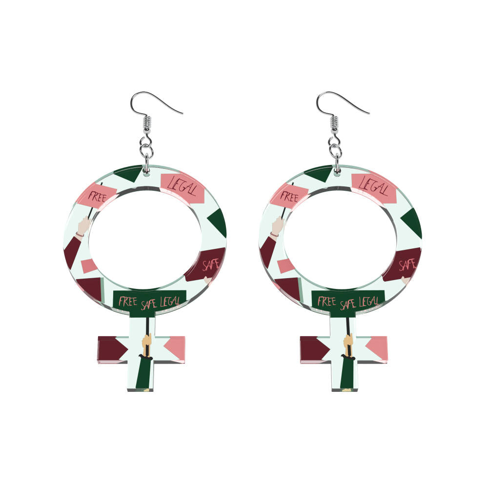 Earrings She (Woman Symbol)