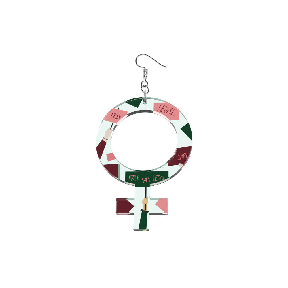 Earrings She (Woman Symbol)