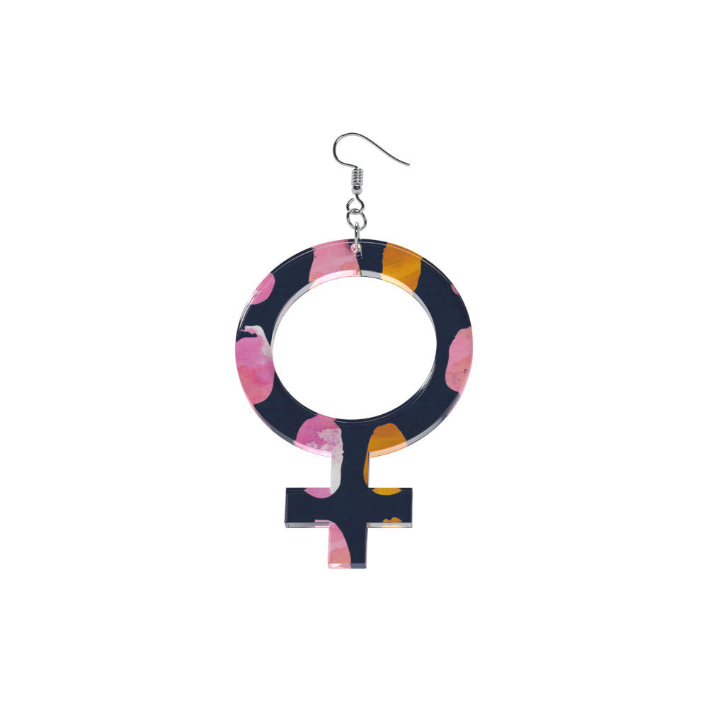 Earrings She (Woman Symbol)