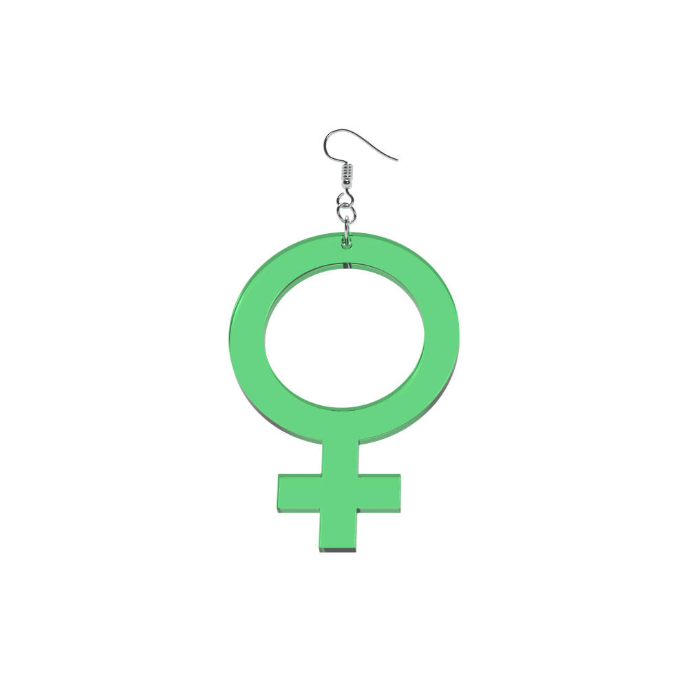 Earrings She (Woman Symbol)