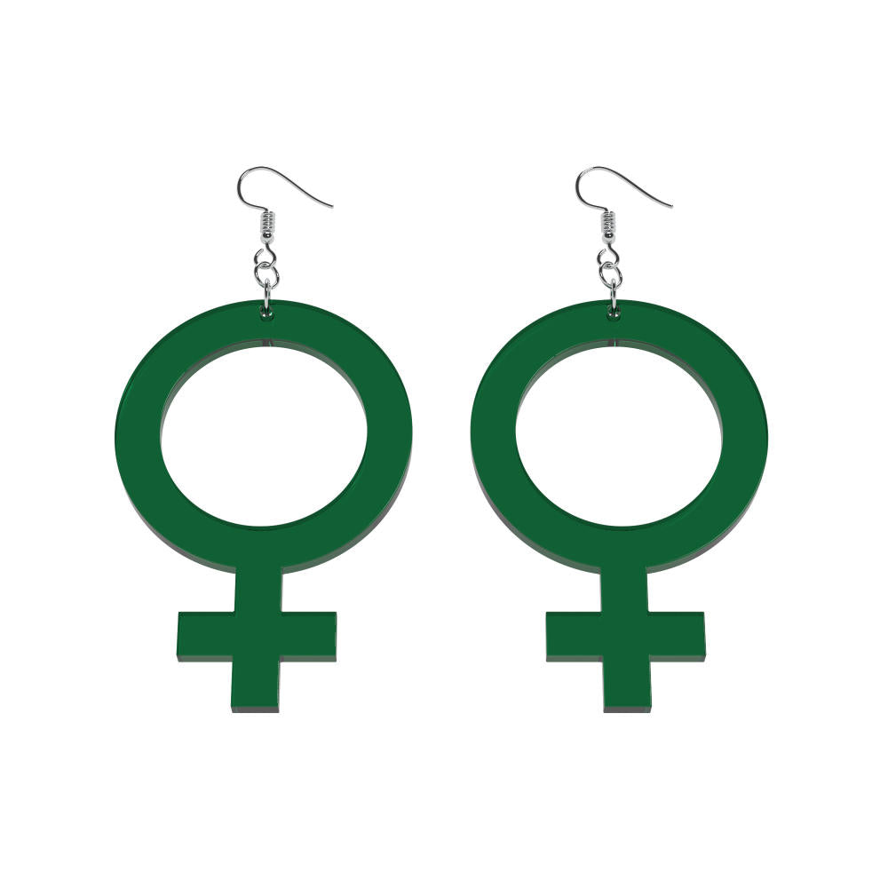 Earrings She (Woman Symbol)