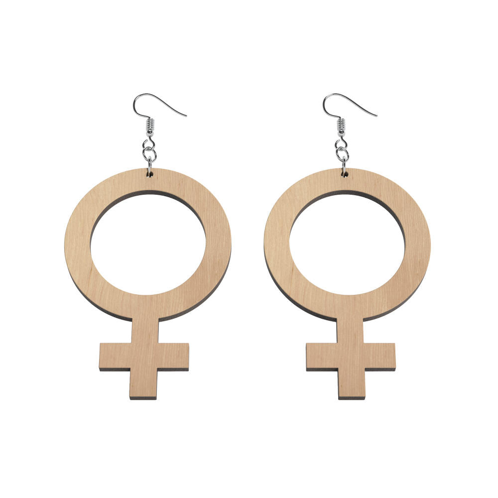 Earrings She (Woman Symbol)