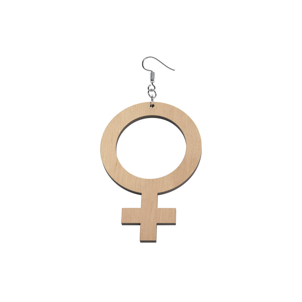 Earrings She (Woman Symbol)