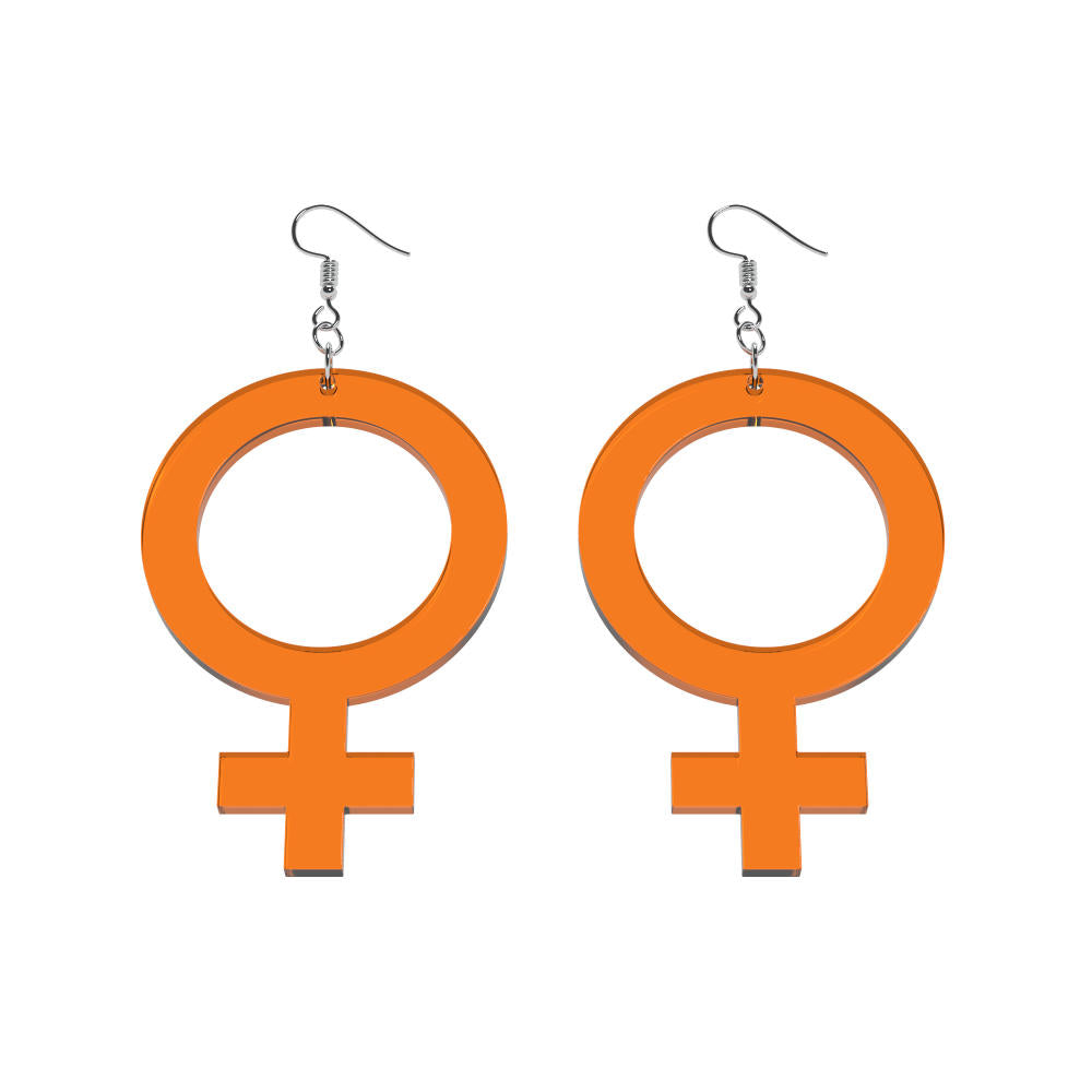 Earrings She (Woman Symbol)