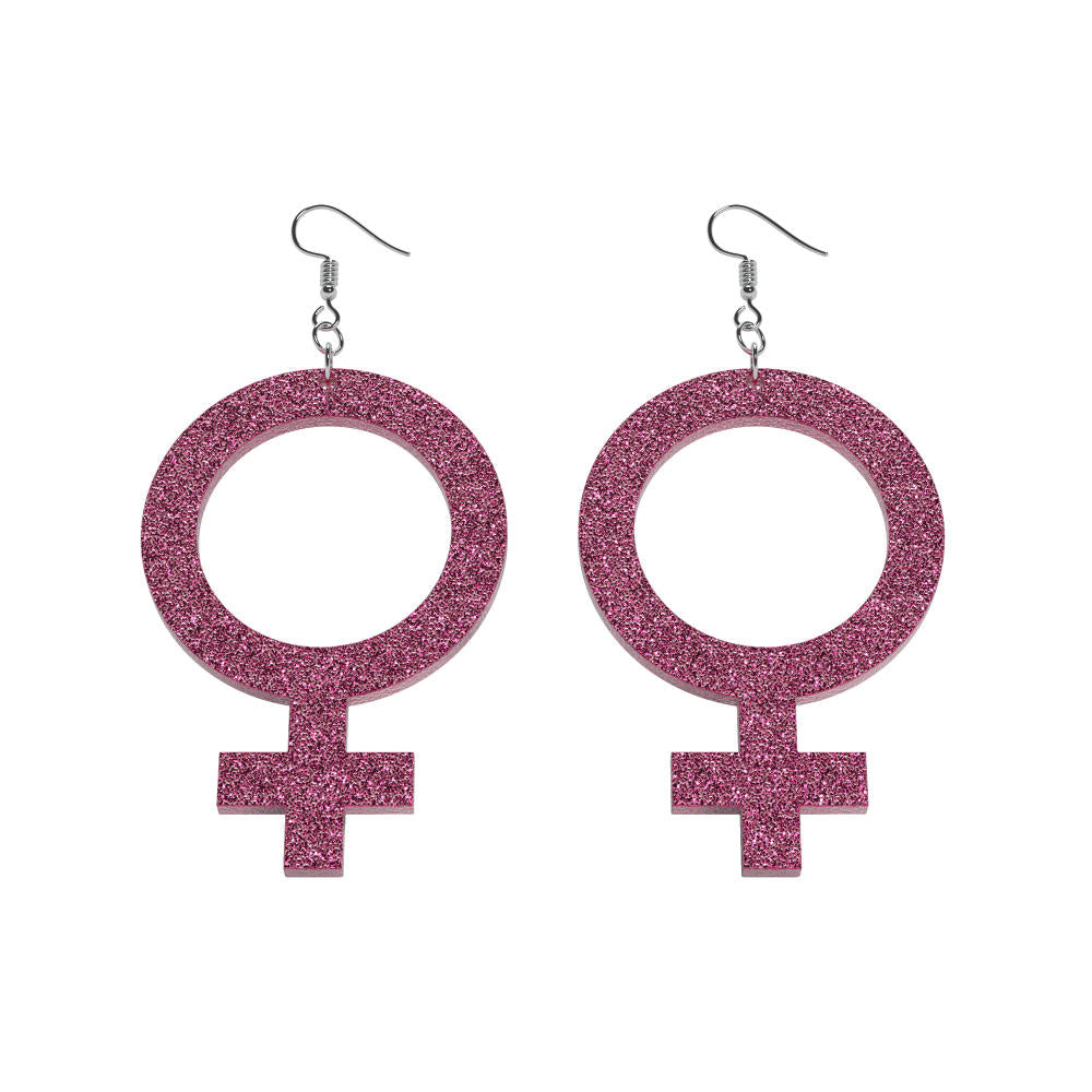 Earrings She (Woman Symbol)