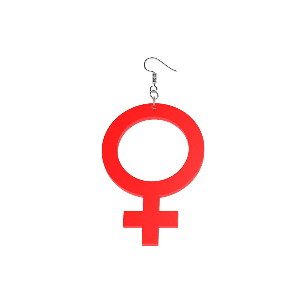 Earrings She (Woman Symbol)