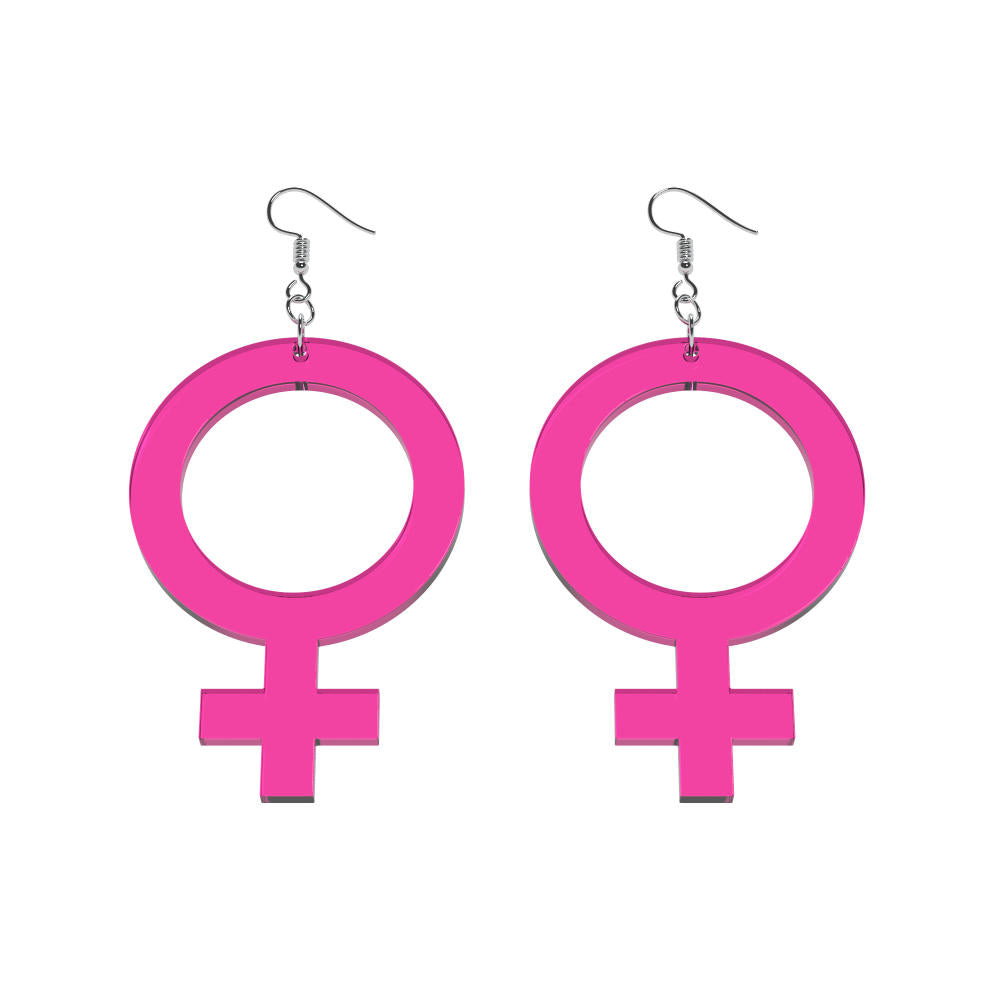 Earrings She (Woman Symbol)