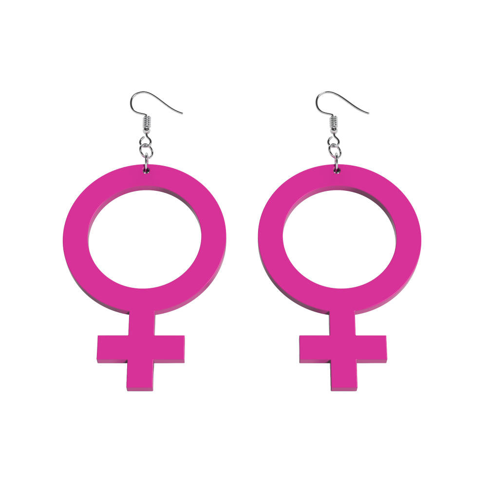 Earrings She (Woman Symbol)