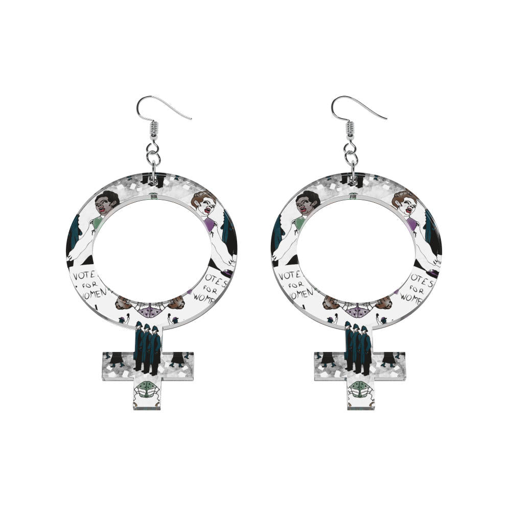 Earrings She (Woman Symbol)