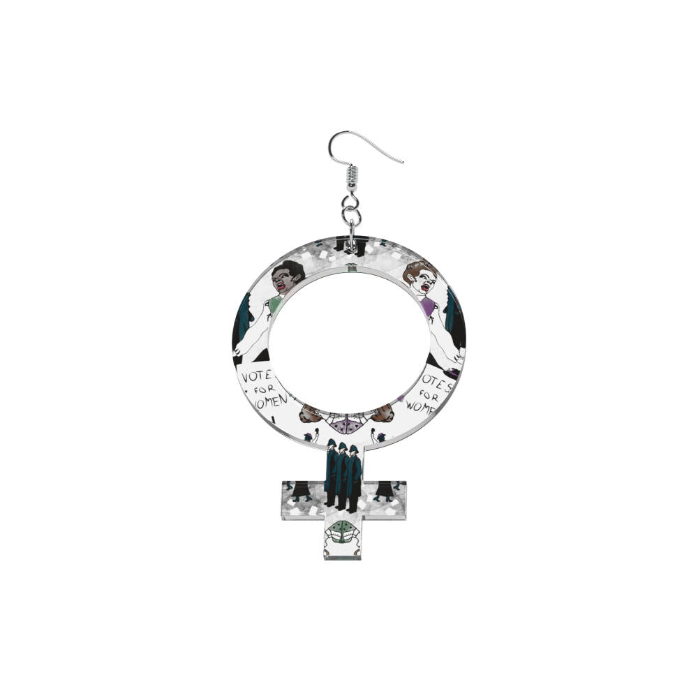 Earrings She (Woman Symbol)