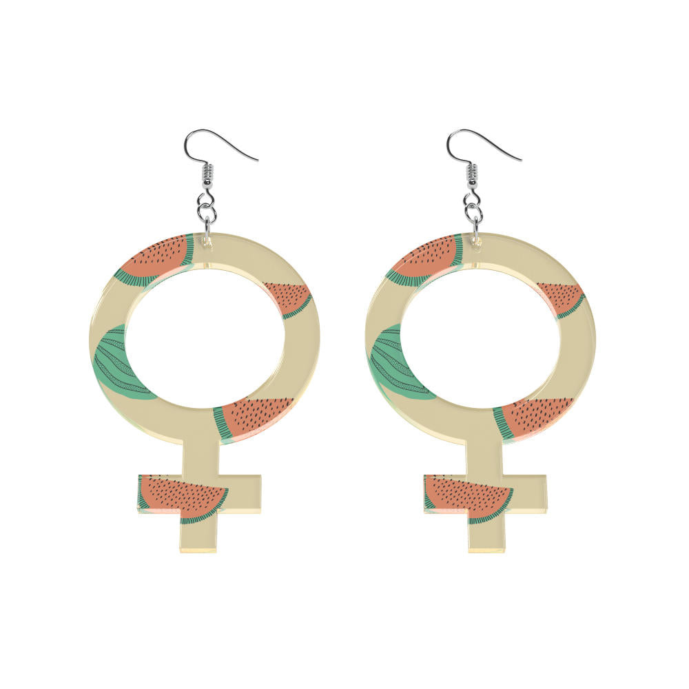 Earrings She (Woman Symbol)