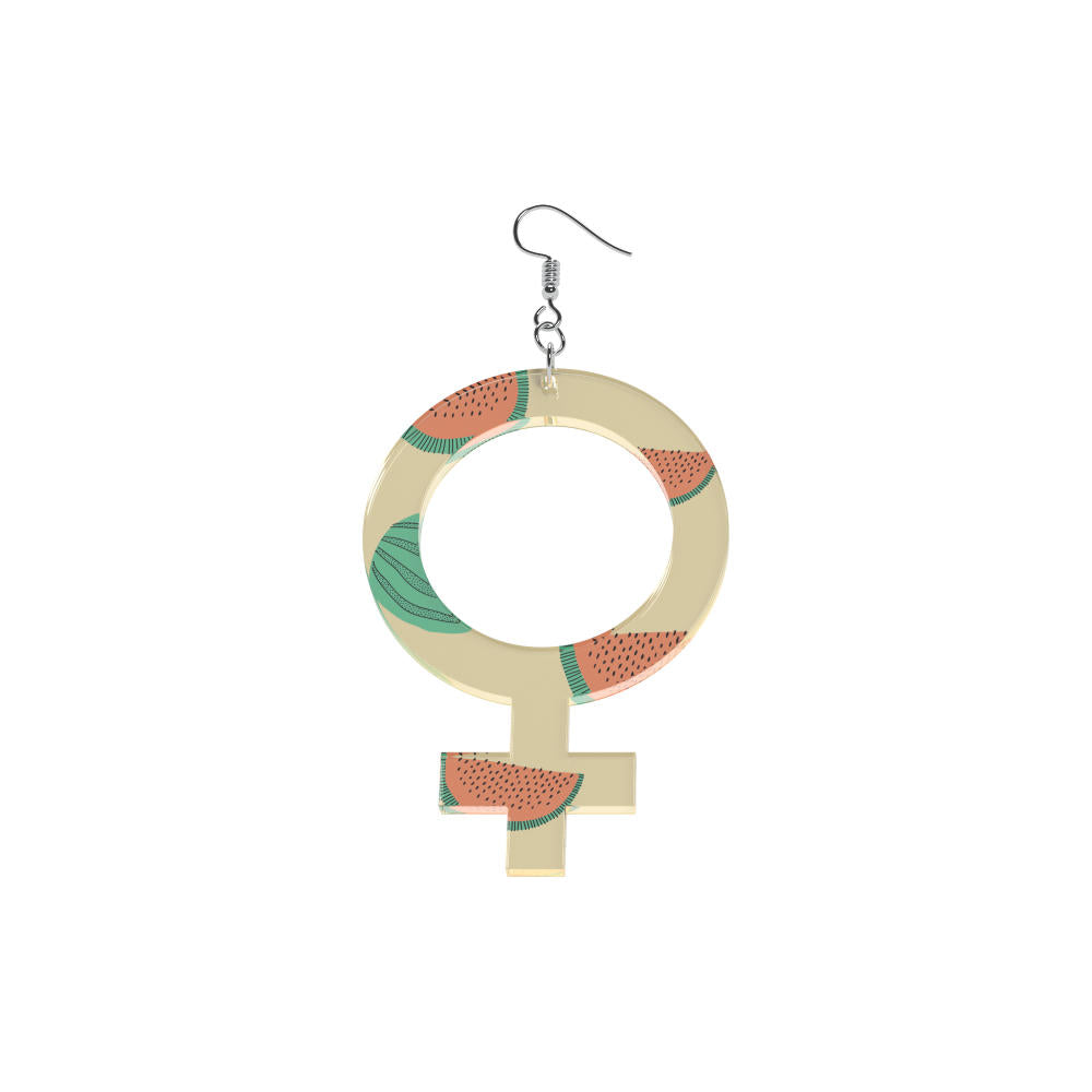 Earrings She (Woman Symbol)