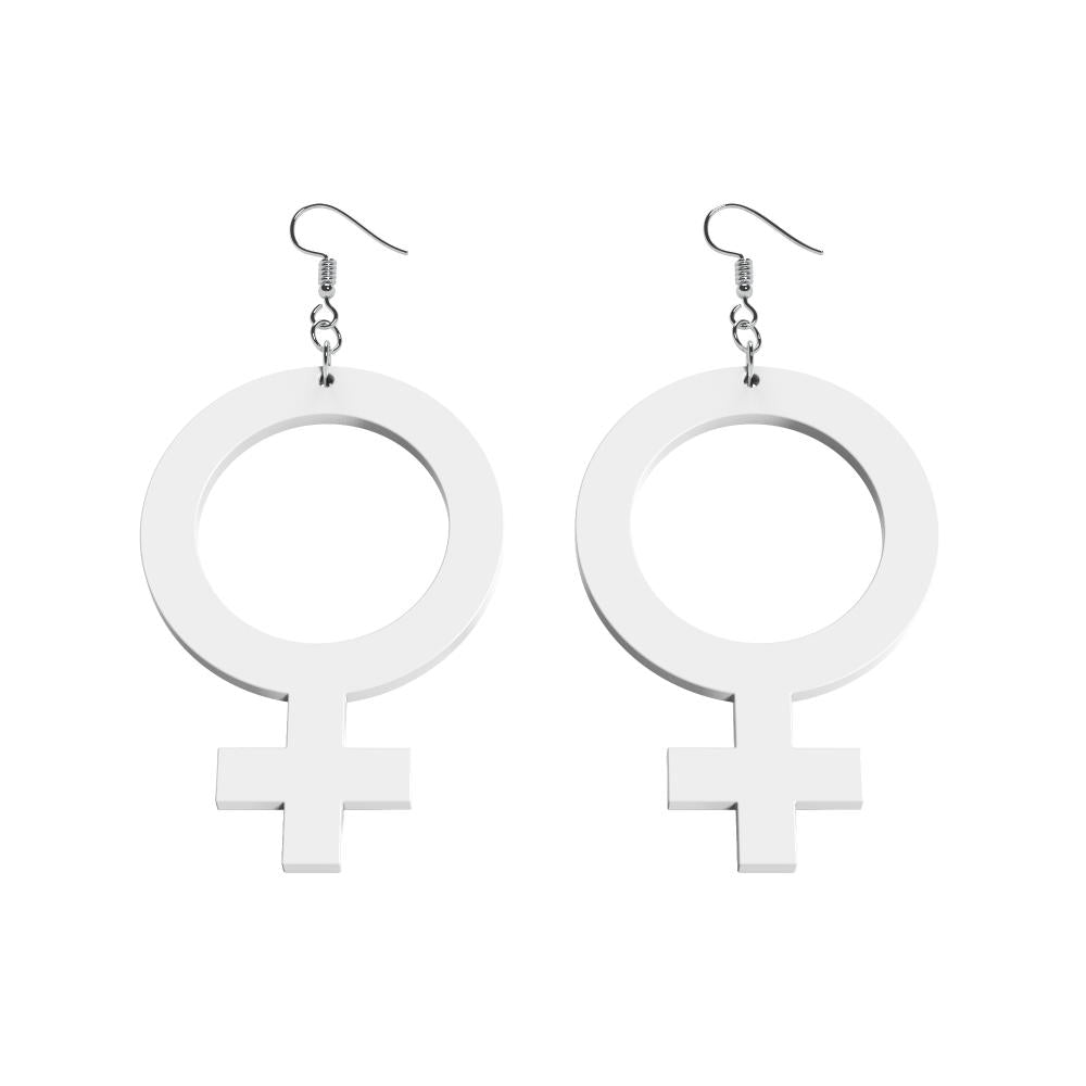 Earrings She (Woman Symbol)