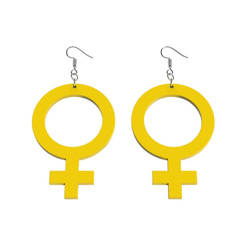 Earrings She (Woman Symbol)