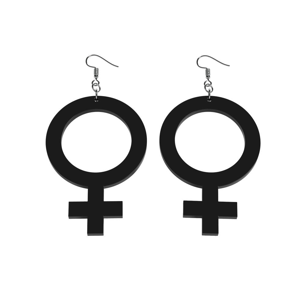 Earrings She (Woman Symbol)