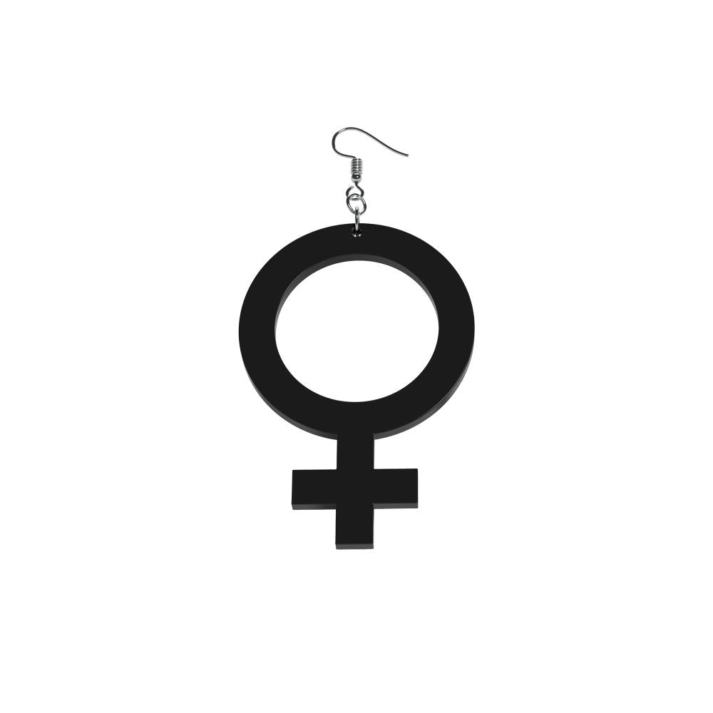 Earrings She (Woman Symbol)