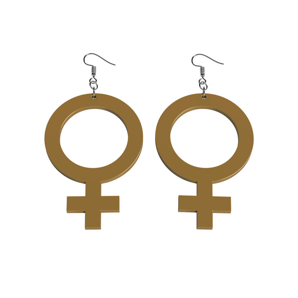 Earrings She (Woman Symbol)