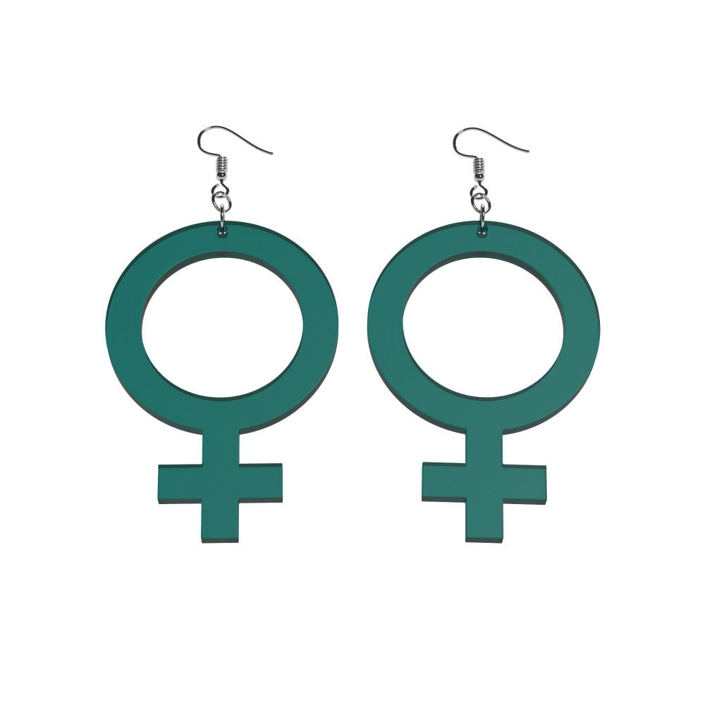 Earrings She (Woman Symbol)