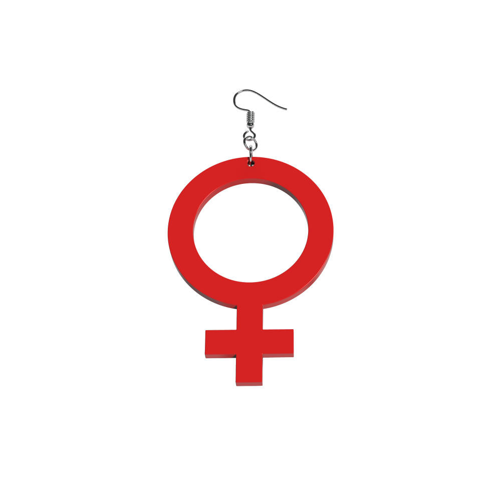 Earrings She (Woman Symbol)
