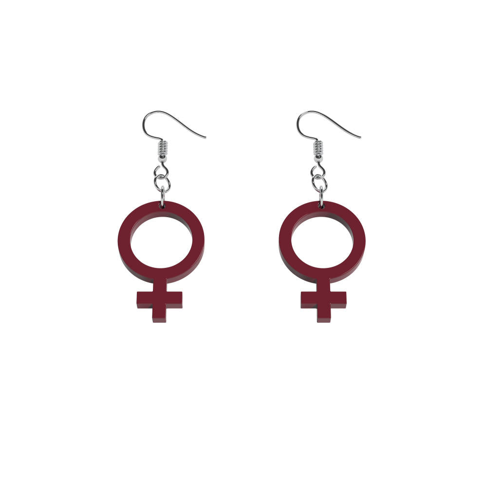 Pendientes Ella mini (símbolo de Venus)