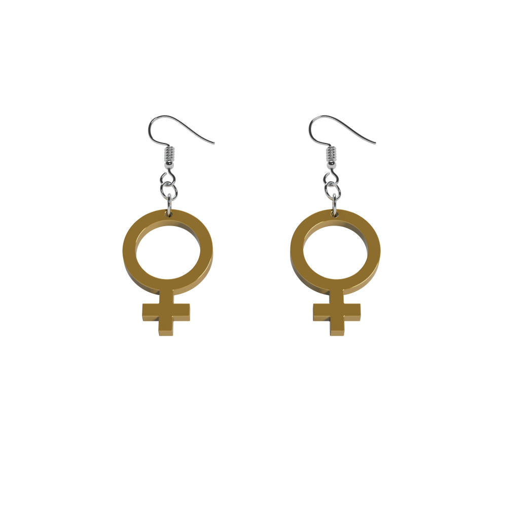 Pendientes Ella mini (símbolo de Venus)