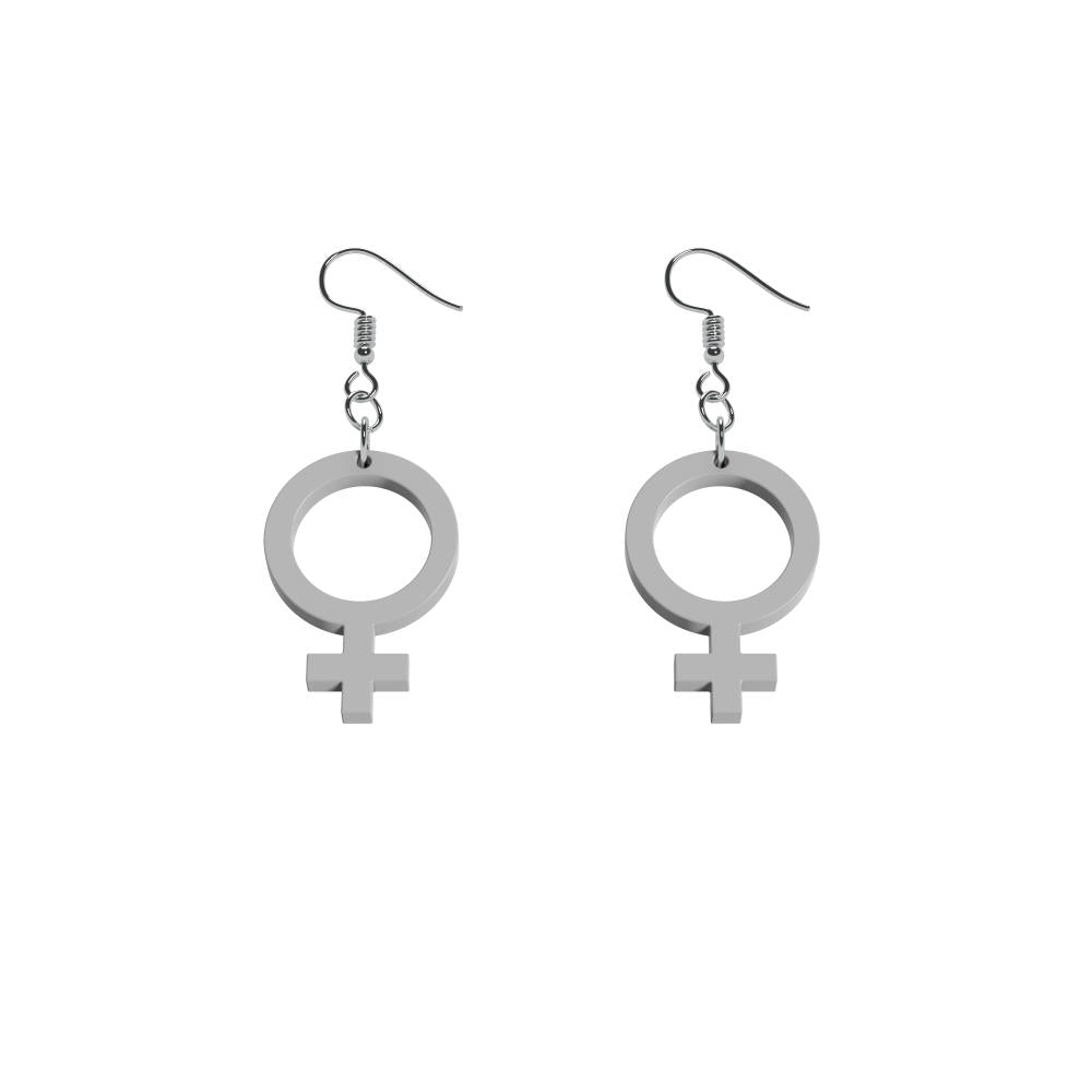 Pendientes Ella mini (símbolo de Venus)