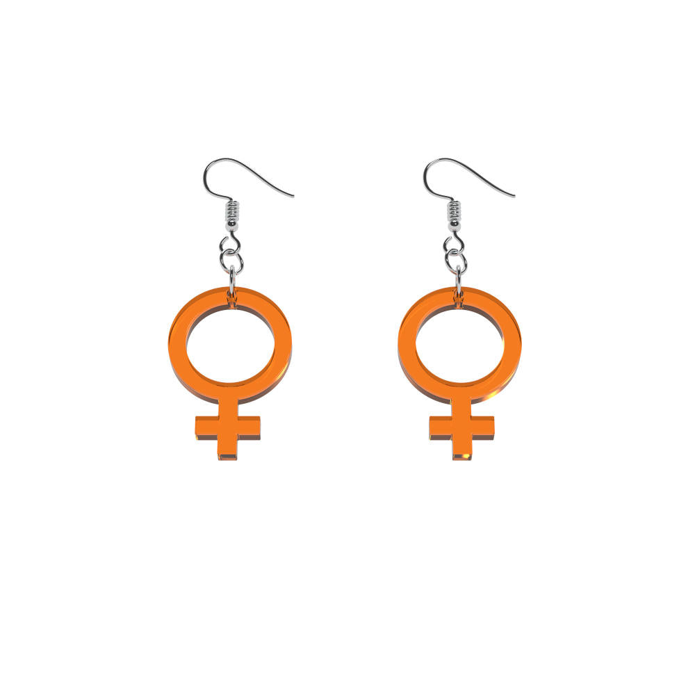 Pendientes Ella mini (símbolo de Venus)