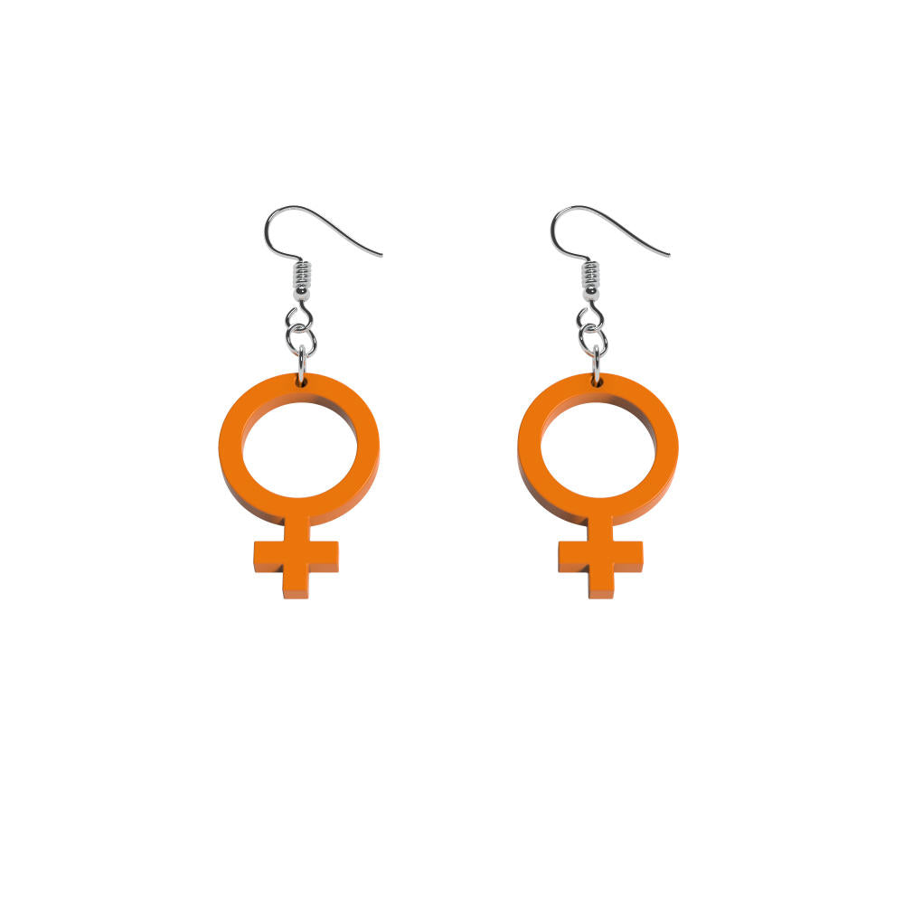 Pendientes Ella mini (símbolo de Venus)