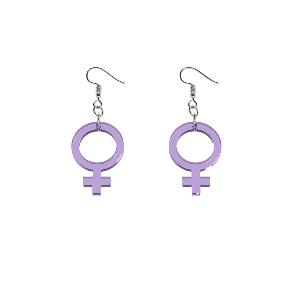 Pendientes Ella mini (símbolo de Venus)