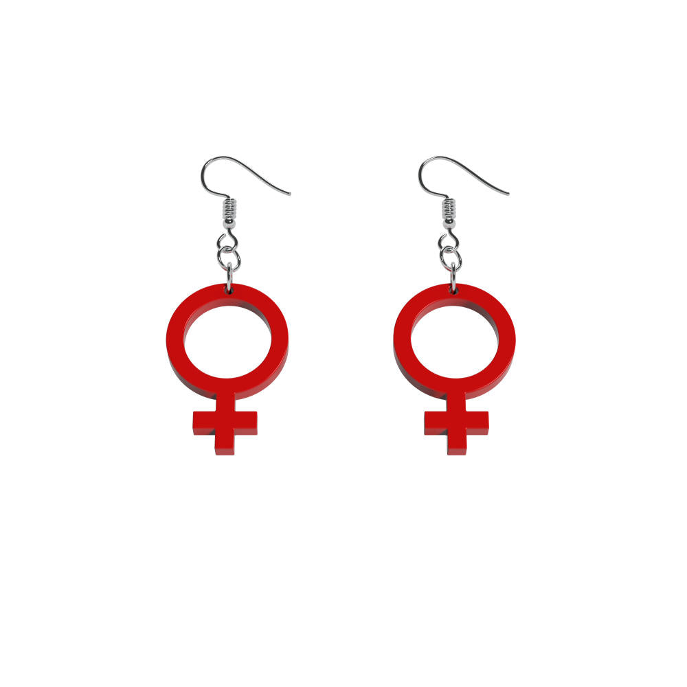 Pendientes Ella mini (símbolo de Venus)