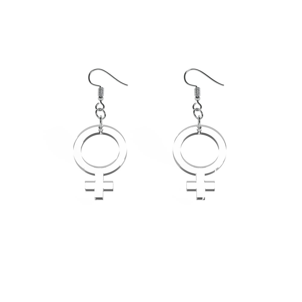 Pendientes Ella mini (símbolo de Venus)