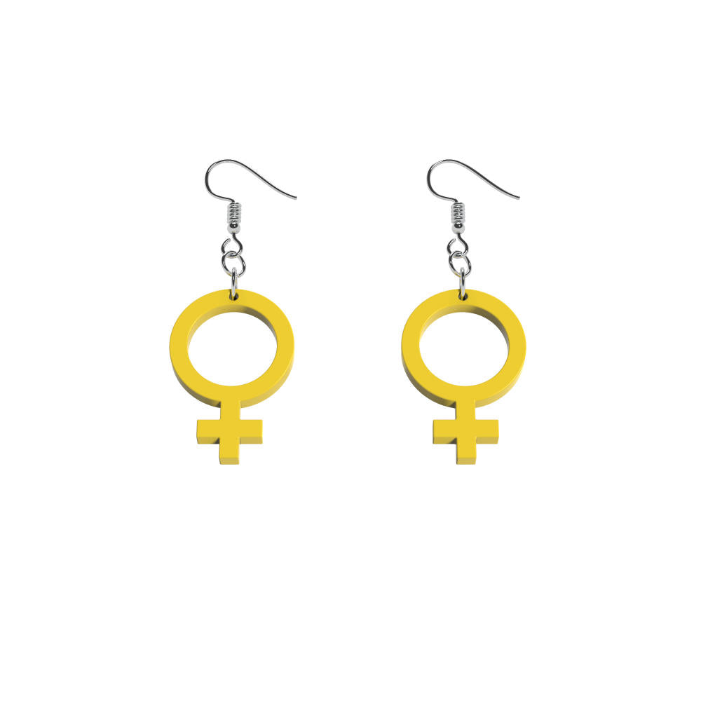 Pendientes Ella mini (símbolo de Venus)