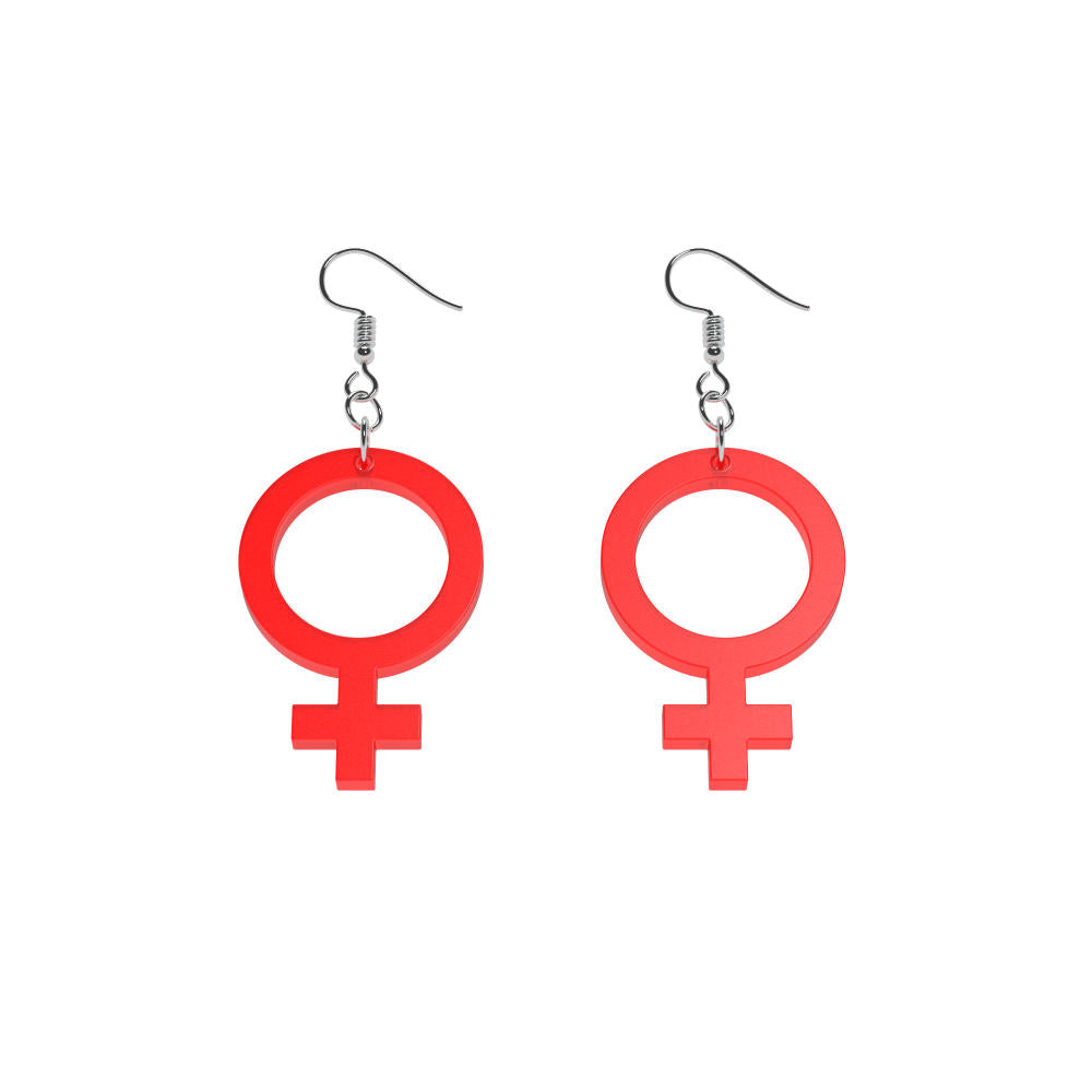 Pendientes Ella Pequeño (símbolo de Venus)