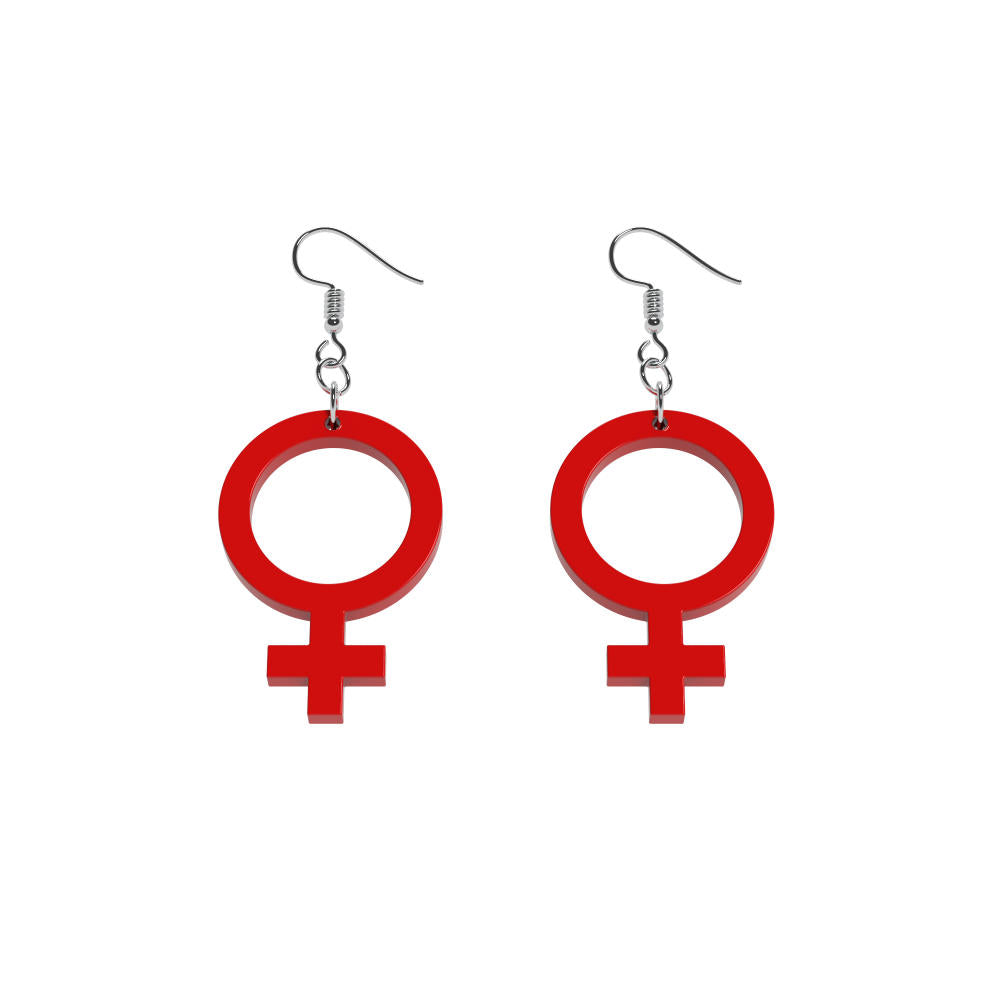 Pendientes Ella Pequeño (símbolo de Venus)