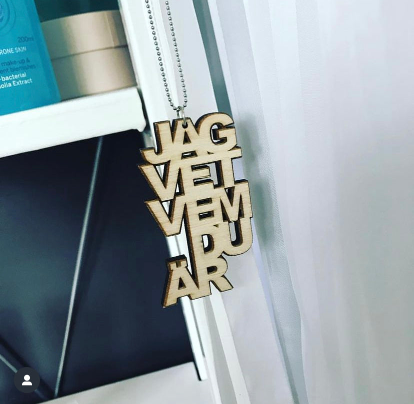 Collar Jag vet vem du är