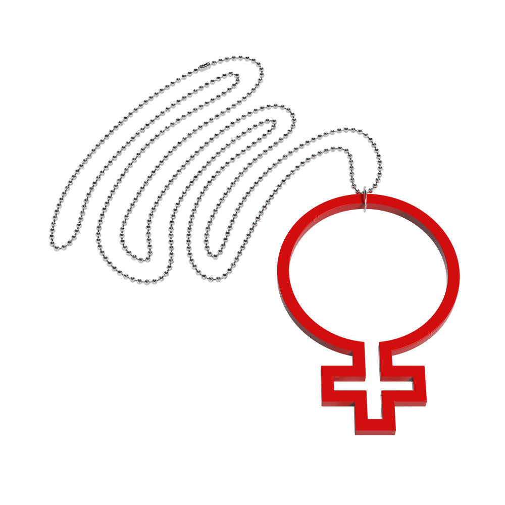 Necklaces She outline (Woman Symbol)