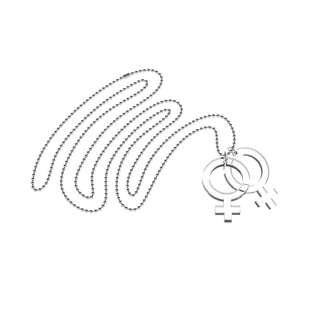 Necklaces She-She mini (Woman Symbol)
